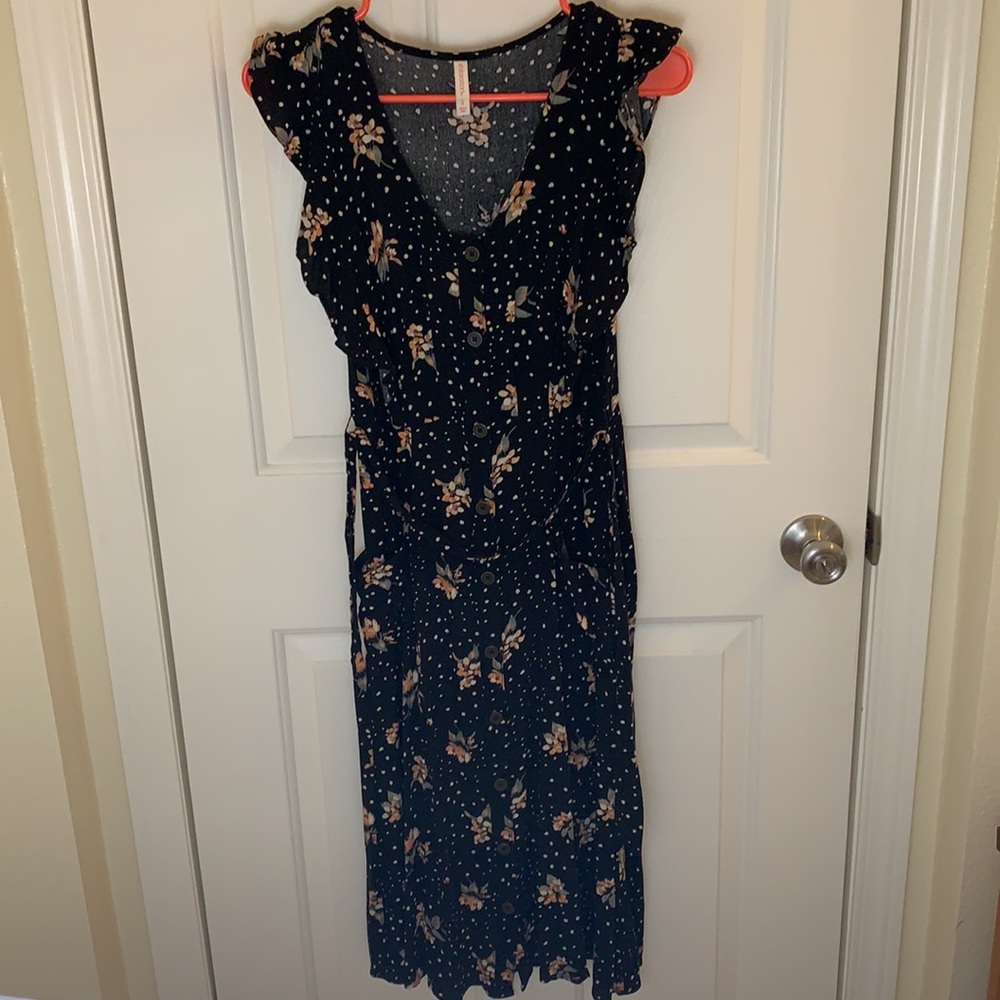 Target Xhilaration Floral Midi Dress
